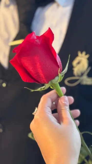 A rose for each guest